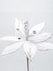 White Flower Subtle Glitter Line 30x20cm 600-47598