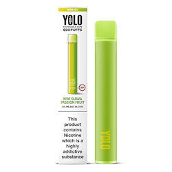 Yolo Passion Kiwi Gοyave Fruit 20mg 2ml Καφέ Yolo Passion Kiwi Gοyave Fruit 20mg 2ml Καφέ
