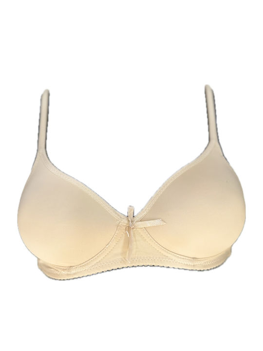 Beige Bra with Light Padding