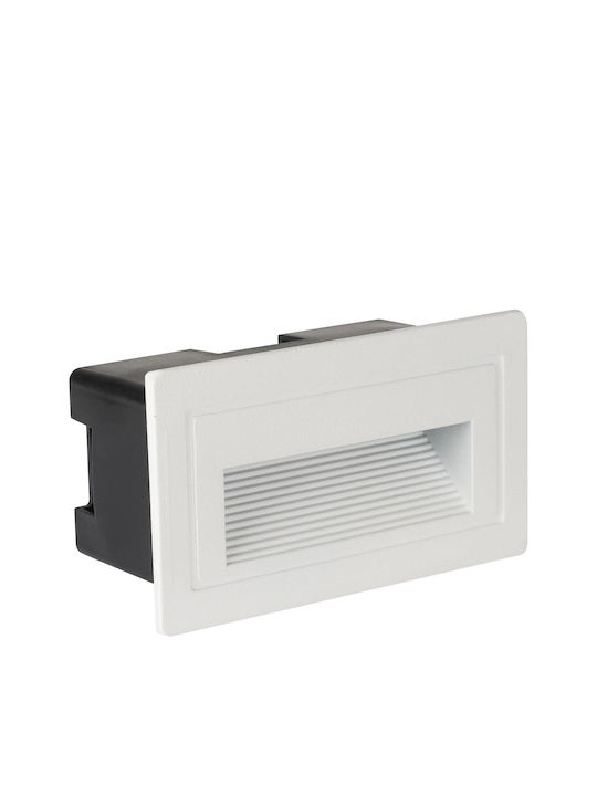 Optonica Επιτοίχιο Εξωτερικό Φωτιστικό LED IP65 3W με Θερμό Λευκό Φως
