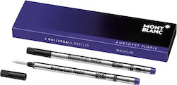 MontBlanc 2 Rollerball Ανταλλακτικό Μελάνι για Στυλό Medium Μωβ
