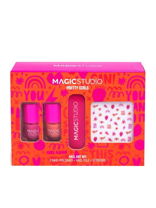 Magic Studio Nail Polish Set for Girls Magic Studio 2x4 ml Makeup Set