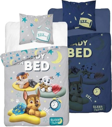 Detexpol Conținut set Husă de pilotă pentru copii Single cu față de pernă Bumbac Fluorescent 160x200cm