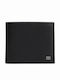 Woven Texture Cc Flap & Coin Men's Wallet Classic Black