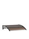 Outsunny Στέγαστρο Εισόδου 120 X 75 Cm Στέγαστρο Κλίση Πολυκαρβονικό