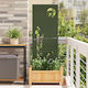 Vidaxl Decorative Garden Plate Olive 50 x 140 C...