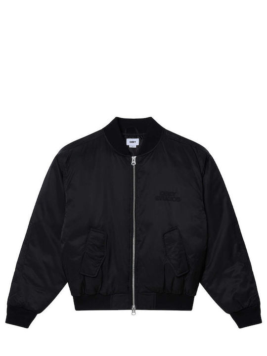 Obey Studios Ma1 Jacket Bomber Black