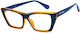 Readers Lesebrille +3.50 in Blau Farbe BL216