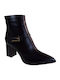Leather Women's Ankle Boots Black