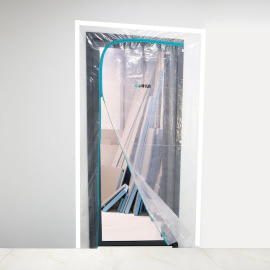 Reusable Protective Film Door Cover Zipper Dimensions 220112cm Bihui Dcsddl