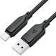 Acefast USB 2.0 Kabel USB-C männlich - USB-A 18W Schwarz 1.2m
