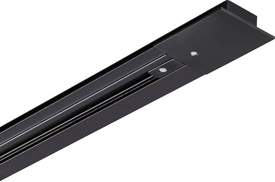 Calea Ferată Încastrabilă Monofazată Neagră 200cm Link Mono 342825 Ideal Lux 342825