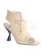 Leder Sandalen Beige