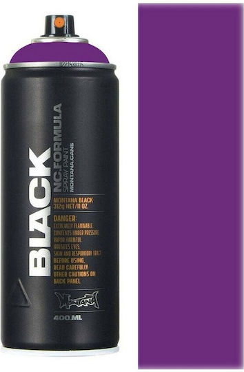 Montana Cans Спрей Цветове Black 400ml Лилав Цветове Мов-blk400-4040-purple