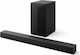 LG DS60T Саундбар 3.1 Bluetooth и HDMI 340W с Безжичен Субуфер и Дистанционно Прозрачен