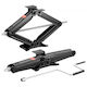 Vevor Hand Operated Scissor Jack with Lifting Capacity up to 59.4cm and Weight Capacity up to 2.2 Tons