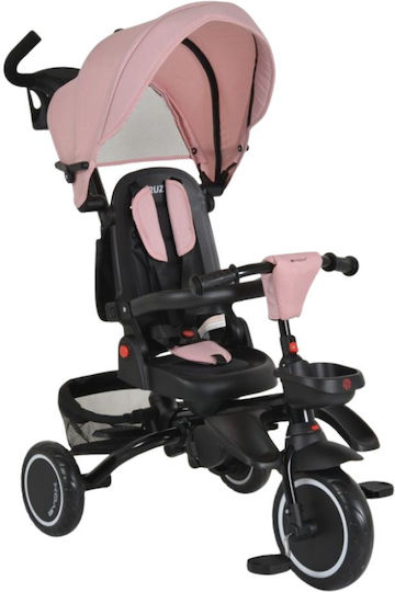 Byox Cruz Foldable and Convertible Kids Tricycle for 1-6 Years Pink