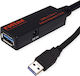 Roline USB 2.0 Cable USB-A male - USB-A female Μαύρο 20m 12.04.1072-5