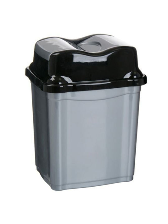 Waste Bin Waste Plastic Gray 2lt 1pcs