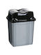 Waste Bin Waste Plastic Gray 2lt 1pcs