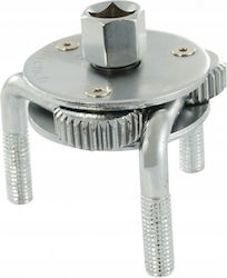 Cheie Pentru Filtre de Ulei cu 3 Brațe 63-120mm V86211 Verke