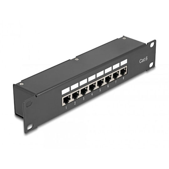 Delock Shielded Patch Panel 8 Ports Cat 6 Delock 43304