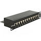 Delock Patch Panel 10" 12 Ports Cat.6a Black Delock 43310