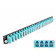 Delock Delock 43372 Front Patch Panel 19" 24-port Lc Quad Om3 Case Light Blue