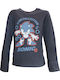 Kinderhemd Langarm Gray Sonic