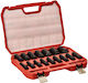 Kraft & Dele Căpăcei Pneumatic - Pneumatic cu Patrat de Prindere 1/2" Set 16buc
