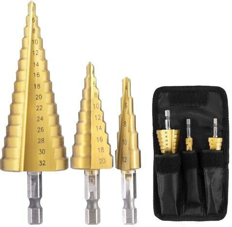 Kraft & Dele Set de burghie diamantate HSS Tăiere uscată cu diametru 32mm pentru Lemn, Metal și Plastic