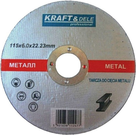 Kraft & Dele Disc de tăiere Metalic 115mm