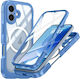 Redpepper Back Cover Tempered Glass / Πλαστικό Μπλε (iPhone 17)