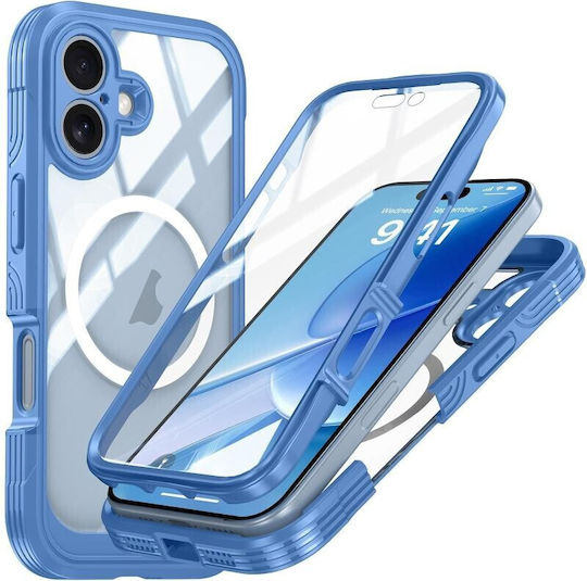 Redpepper Back Cover Tempered Glass / Πλαστικό Μπλε (iPhone 17)