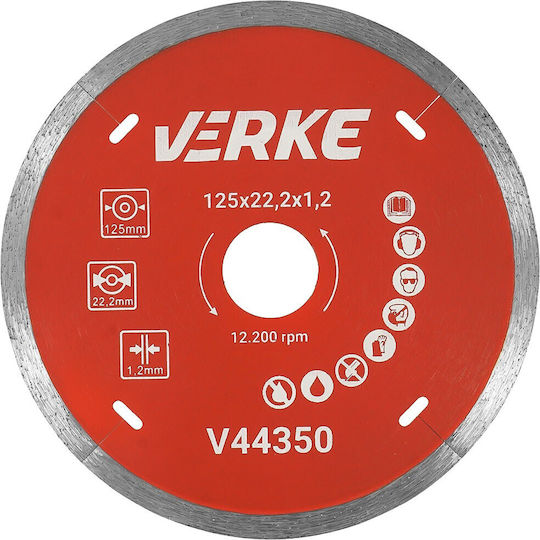 Диамантен Диск За Полиране Бетон 125x22.2x1.2 мм V44355 Verke