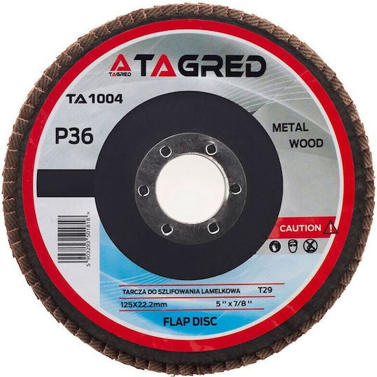 Metal Schleifscheibe Tagred Ta1004 125mm/22.23mm P36