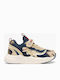 Kids Sneakers Anatomic with Scratch & Lights Blue