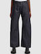 Contor Γυναικείο Jean Παντελόνι σε Wide Γραμμή Raw Denim