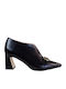 Leather Black Heels