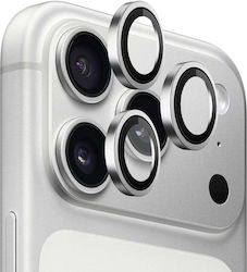 Blueo Lens Glass Camera Protection Tempered Glass Silver for the iPhone 17 Pro, iPhone 17 Pro Max Blueo Lens Glass Camera Protection Tempered Glass Silver for the iPhone 17 Pro, iPhone 17 Pro Max
