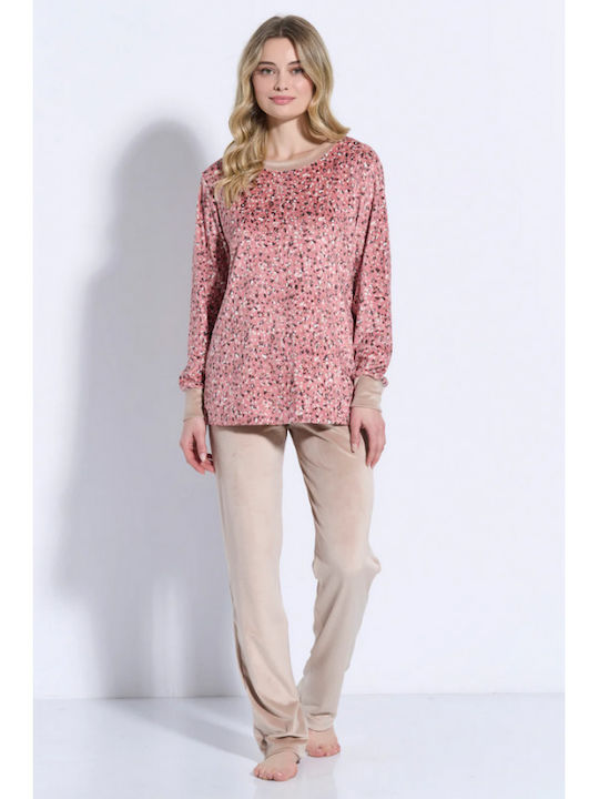 Jeannette Lingerie Χειμερινό Γυναικείο Σετ Πιτζ...