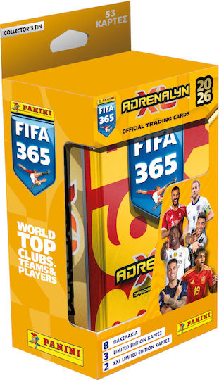 Fifa 365 2026 Adrenalyn Xl Κάρτες Panini Metal Classic Tin