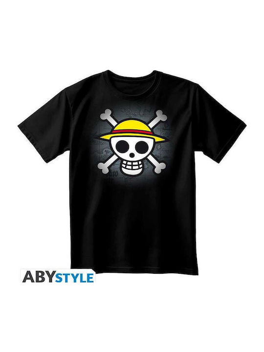 One Piece T-shirt Classic Skull Unisex Black L
