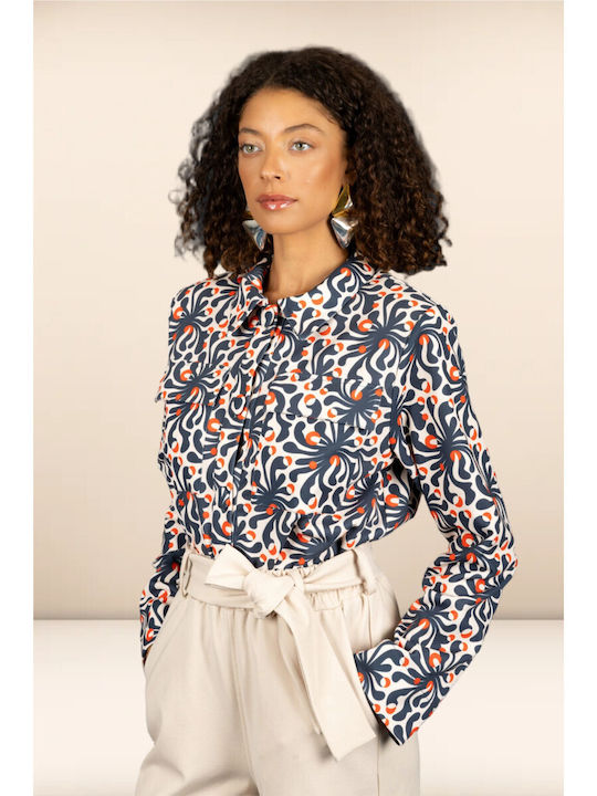 Women's Long Sleeve Shirt Blue