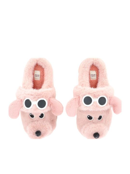B-Soft Winter Women's Slippers Pink