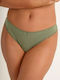 Damen Brasilien mit Spitze Khaki