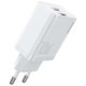 WK Φορτιστής Χωρίς Καλώδιο με 2 Θύρες USB-A 12W Λευκός (WP-U58)
