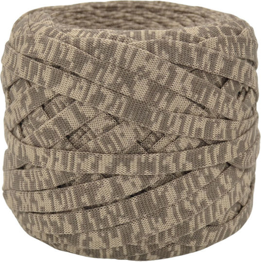 Νήμα Multicolor Ribbon Yarn 6-7mm 100μτ 300γρ Μπεζ-λαδί-810
