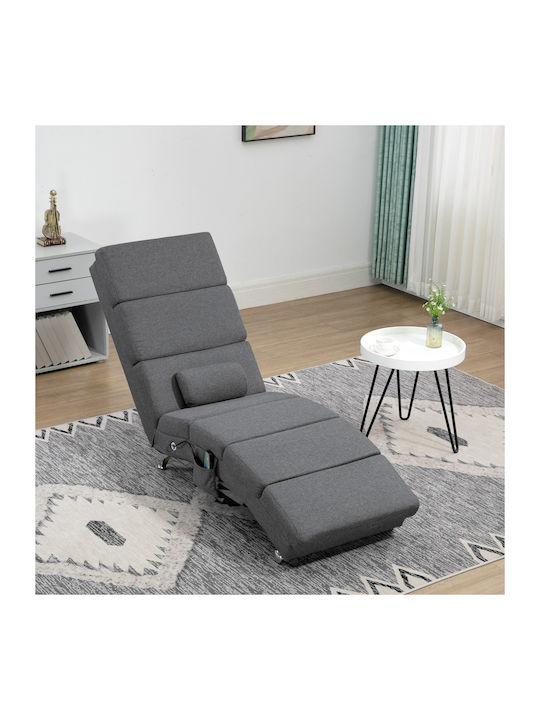 Πολυθρόνα Relax Massage Γκρι 56x168x84cm