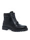 River 2 Leder Schwarz Herrenstiefel